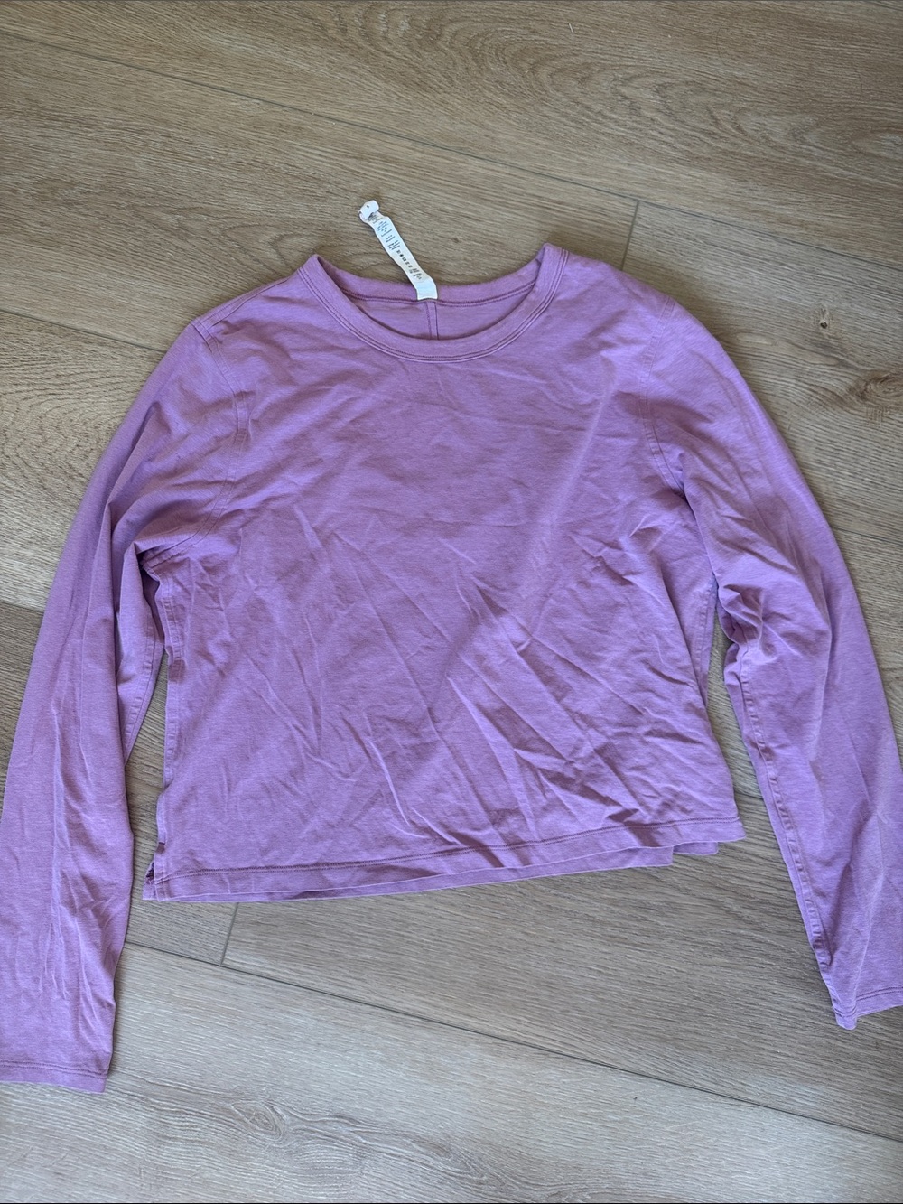lululemon athletica mauve crewneck long sleeve tee - Picture 5 of 7